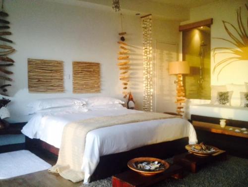 Bliss Boutique Hotel Seychellesにあるベッド
