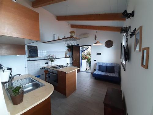 Dapur atau dapur kecil di ca del pescatore