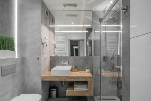 Koupelna v ubytování Dream4You Apartments