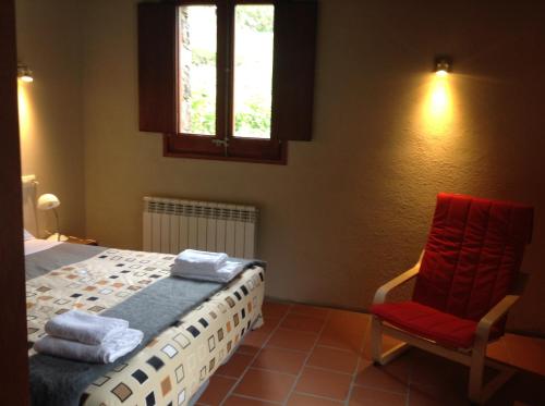 Cama o camas de una habitación en Can Bertran