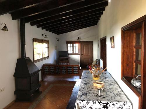 Χώρος καθιστικού στο Casas Los Abuelos De Calderon