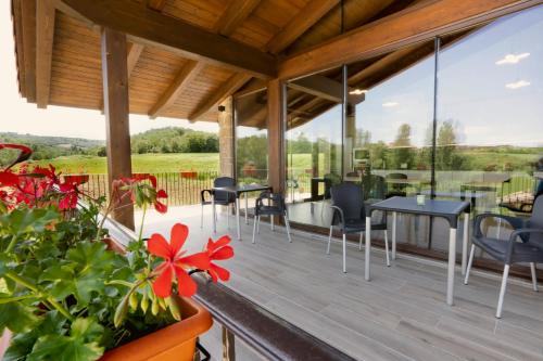 Balkoni atau teres di Casa Nahia Hostal Rural