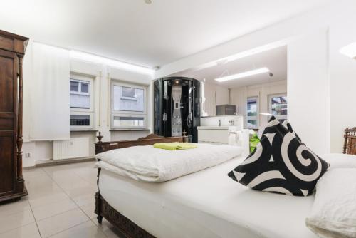 Ένα ή περισσότερα κρεβάτια σε δωμάτιο στο apartment11