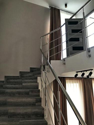 a set of stairs in a house at Авиатик in Zhytomyr