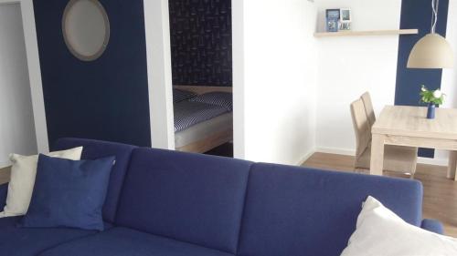 Posezení v ubytování Ferienwohnung Olympiadeck
