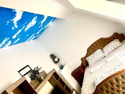 Ένα ή περισσότερα κρεβάτια σε δωμάτιο στο Apartment Duplex