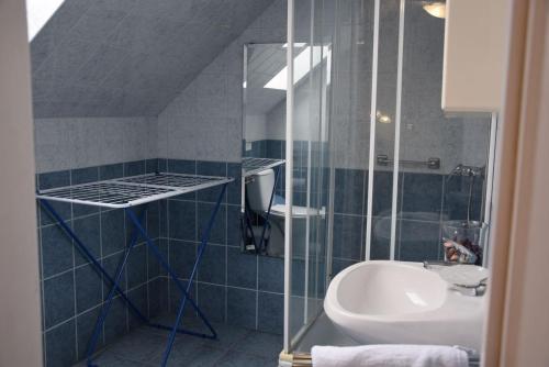 Ванная комната в Zöld Zóna Zamárdi Üdülő