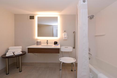 Bathroom sa Holiday Inn Express Towson- Baltimore North, an IHG Hotel