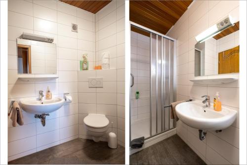 Kúpeľňa v ubytovaní Ferienhof Obertennersreuth