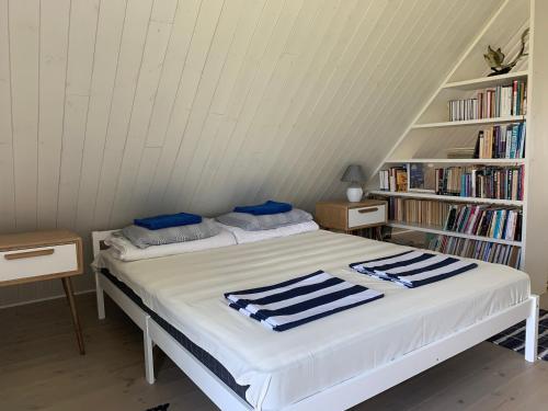 Postel nebo postele na pokoji v ubytování Merekalda Puhkemaja