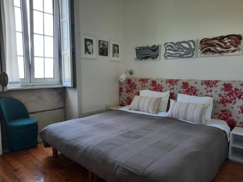 Katil atau katil-katil dalam bilik di Quinta do Fôjo