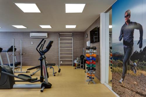 Fitness centrum a/nebo fitness zařízení v ubytování Mercure Belo Horizonte Savassi