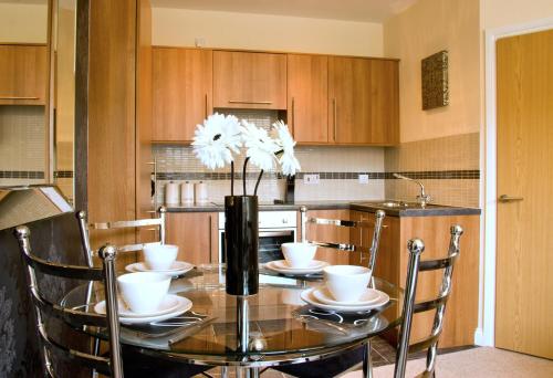 Dining area at the apartment 