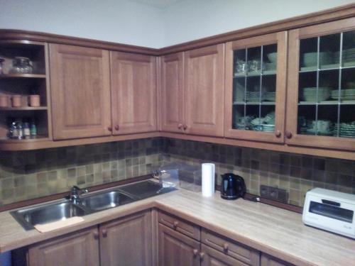 Dapur atau dapur kecil di Ferienhaus Raumberg