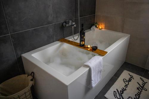 Koupelna v ubytování Apartmán Háje - V srdci Tatier