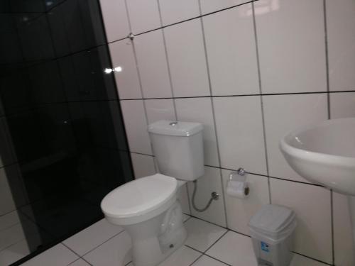 
Um banheiro em Pousada Colonetti

