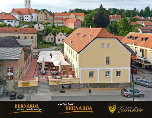 una rappresentazione di un edificio in una città di Pansion Bernarda Nova a Varaždinske Toplice