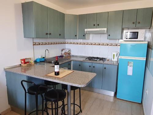 Dapur atau dapur kecil di Holla del Saldo