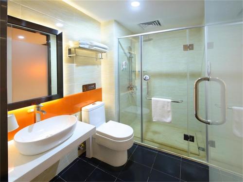Kúpeľňa v ubytovaní 7Days Premium Xingtai Railway Station Tianyi Street Branch