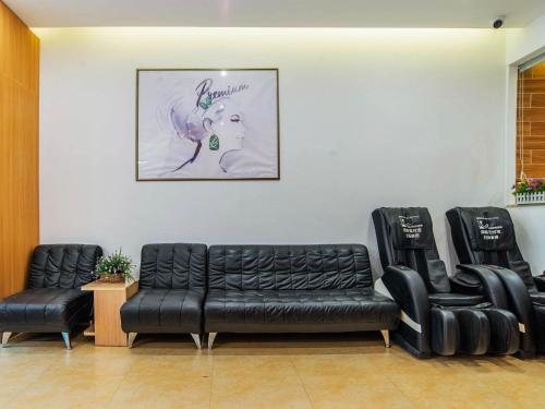 Posezení v ubytování 7Days Premium Changsha Environmental Science and Technology Park University of Technology Yuntang Campus Branch