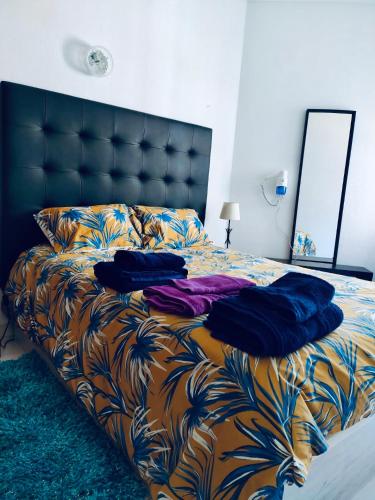 Krevet ili kreveti u jedinici u objektu Casa da Praia