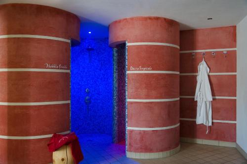 Koupelna v ubytování Hotel Gran Mugon