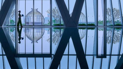 Балкон или терраса в InterContinental Guangzhou Exhibition Center by IHG - Free shuttle between hotel and Exhibition Center during Canton Fair & Exhibitor registration Counter