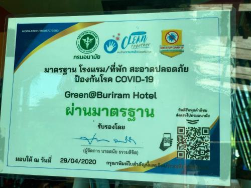 Green@Buriram 면허증, 상장, 서명, 기타 문서
