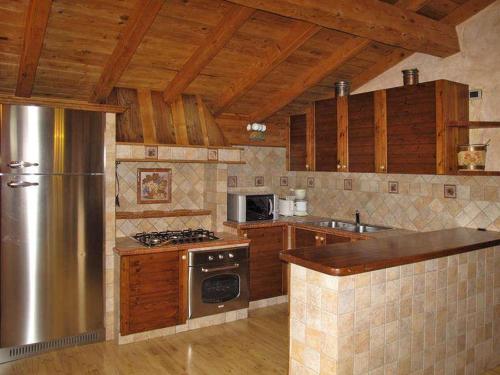Kuchyň nebo kuchyňský kout v ubytování Haus Barbara
