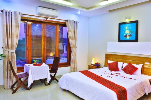 Katil atau katil-katil dalam bilik di Hoang Thu Hostel