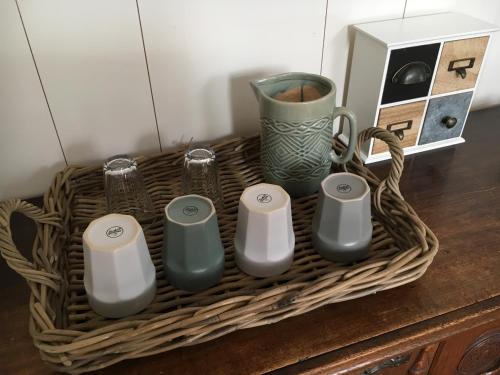 Kemudahan buat kopi dan teh di B&B HemeltjeLief