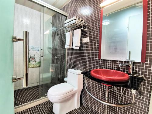 Phòng tắm tại Shaoxing Laotaimen Luxun Native Place Youth Hostel