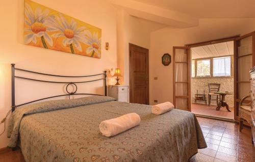 Llit o llits en una habitació de Villa Silvana