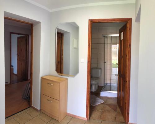 Kúpeľňa v ubytovaní Apartament Augustów