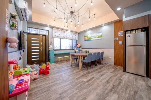 Kuchyň nebo kuchyňský kout v ubytování Han Tian B&B