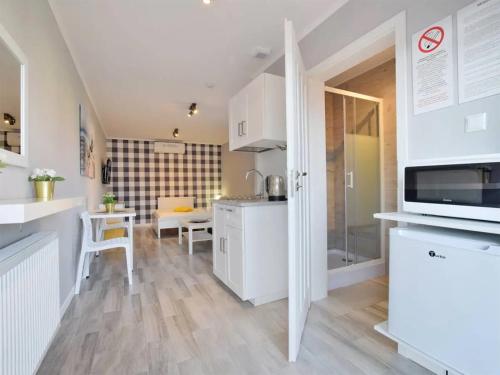 Dapur atau dapur kecil di U Dorotki - Apartamenty i Pokoje