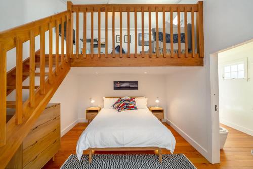 Ένα ή περισσότερα κρεβάτια σε δωμάτιο στο The Wine Shed