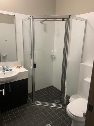 Ένα μπάνιο στο Best Western Blackbutt Inn