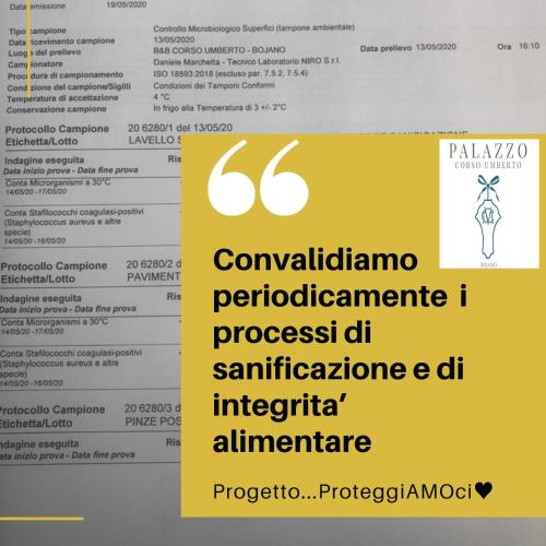 a screenshot of a computer screen with a document at Boutique Hotel Palazzo Corso Umberto in Boiano