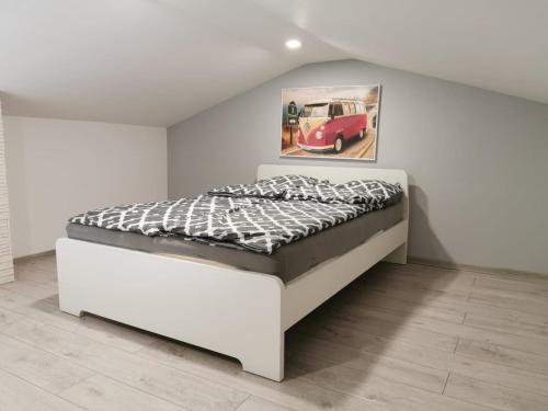 Posteľ alebo postele v izbe v ubytovaní Apartament Szklane Tarasy