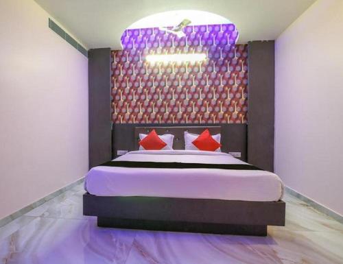 Ένα ή περισσότερα κρεβάτια σε δωμάτιο στο Hotel Pratap Iinternational