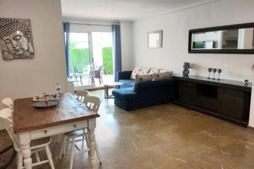 2 bedroom, Sea Front Complex w Pool and private garden