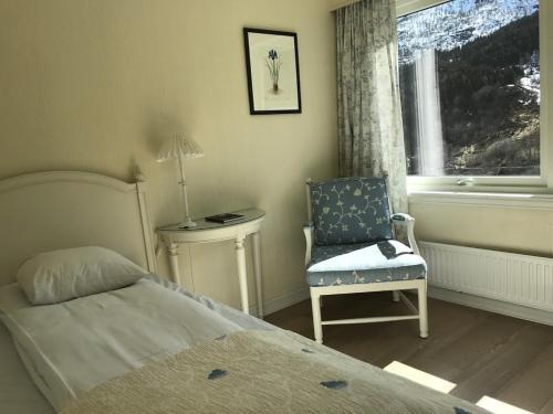 Un ou plusieurs lits dans un hébergement de l'établissement Stalheim Hotel