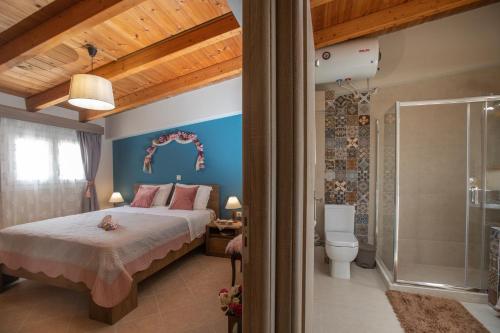 Kúpeľňa v ubytovaní Nefeli seaview apartment