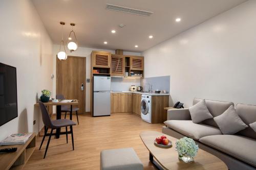 Dapur atau dapur kecil di The Galaxy Home Hotel & Apartment