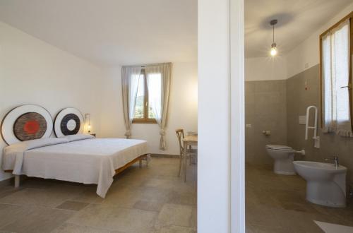 Koupelna v ubytování Agriturismo Casa Ricci