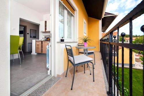 Μπαλκόνι ή βεράντα στο Apartments Euphemia
