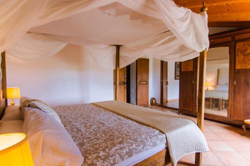 Katil atau katil-katil dalam bilik di Agroturismo Son Sant Andreu