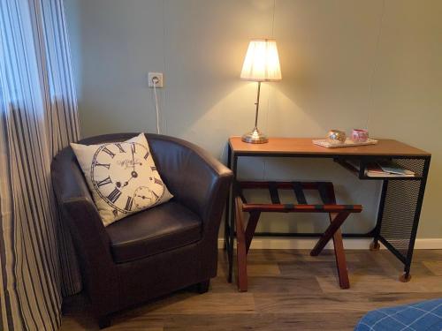 Un lugar para sentarse en Stóra-Mörk Guesthouse