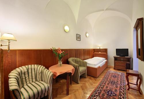 Posezení v ubytování Hotel Konvice
